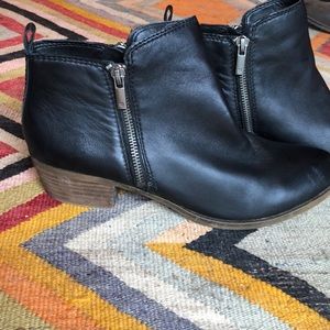 Lucky brand leather booties